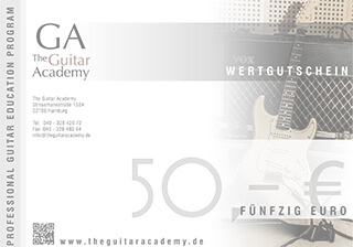 Wertgutschein - The Guitar Academy